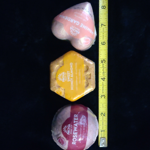 Froth bombs by PACHA soap co. Set of three, new in wrap! - Picture 2 of 10
